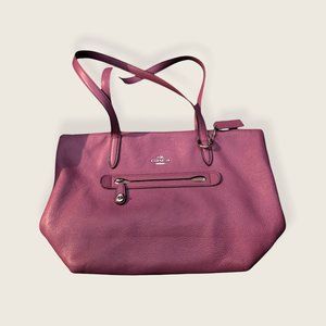 Coach Taylor Pebble Leather Tote Primrose 38312